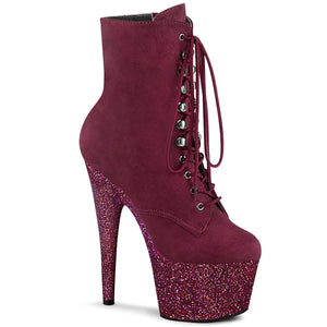 ADORE-1020FSMG Burgundy F. Suede/Burgundy Multi Mini Gltr