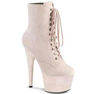 ADORE-1020FSMG Opal Faux Suede/Opal Multi Mini Glitter