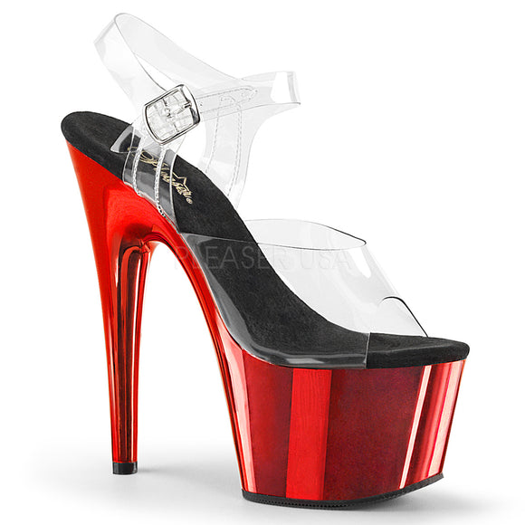ADORE-708 Clr/Red Chrome